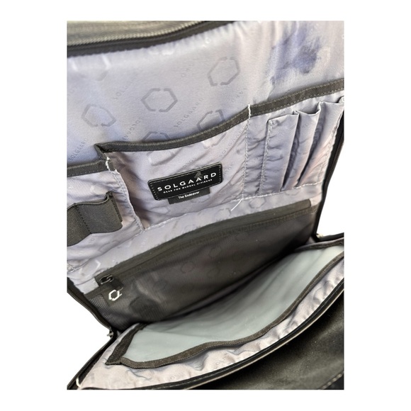 SOLGAARD The Endeavor Dark Green Weekender Laptop Expandable Backpack - Picture 4 of 10